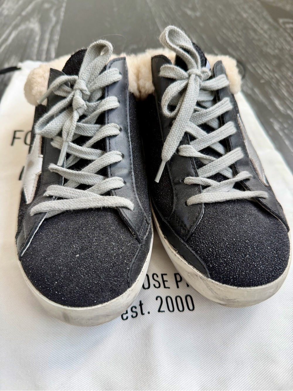 Golden Goose Super-Star Sabot Shearling-lined Slip-on Sneakers - Picture 3 of 8